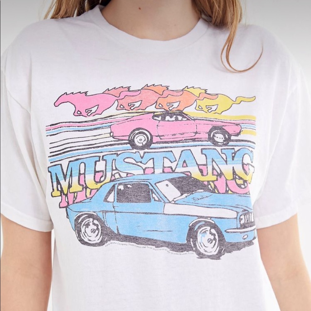Junk Food Throwback Mustang Tshirt